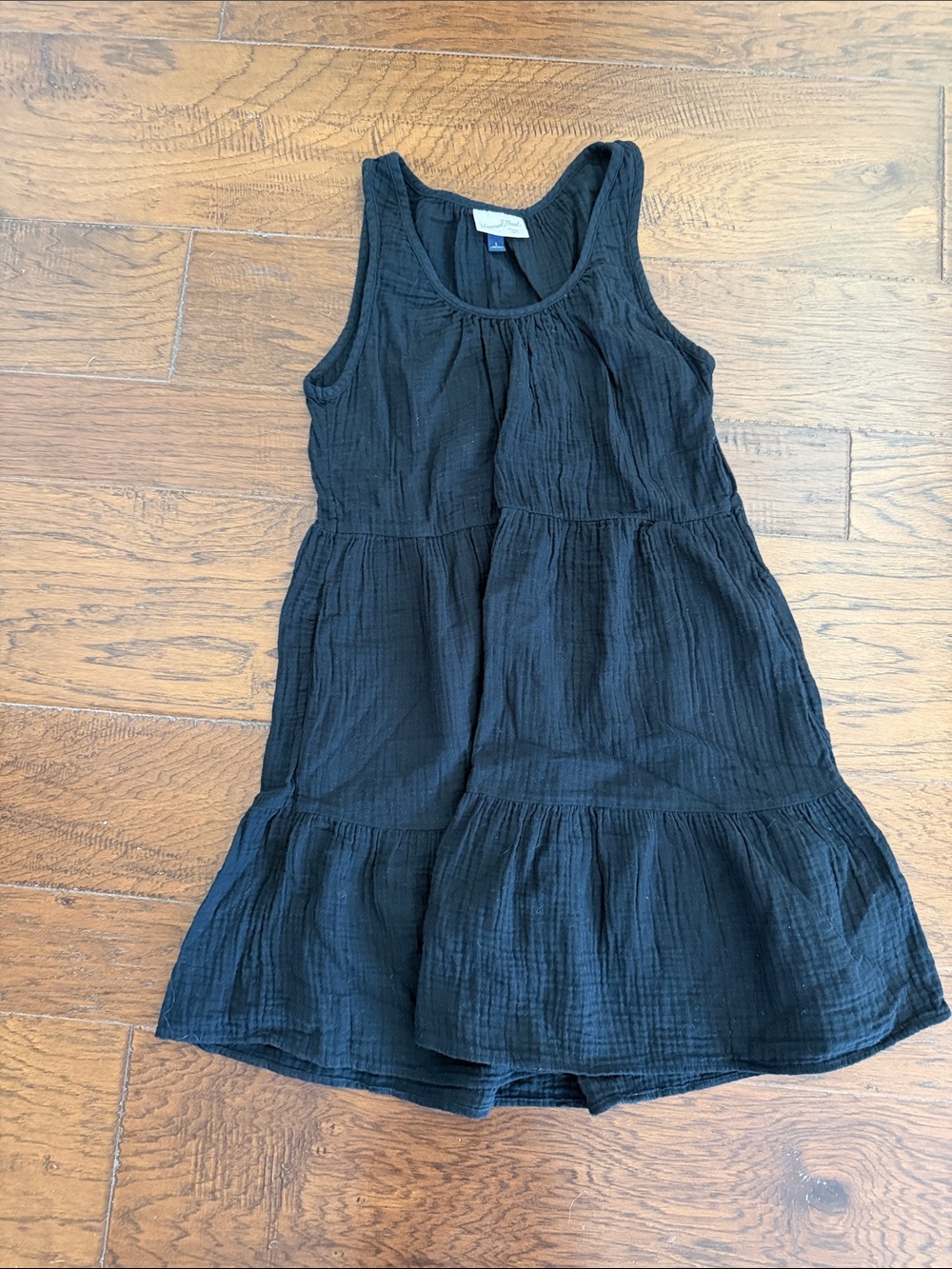 Universal Thread Black Gauze Tank Dress